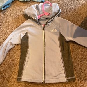 Girls North Face zip Up size Xxs